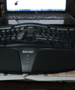 Microsoft Wired Natural Ergonomic Keyboard 4000, Retail Black 37 713bjzv2wnL