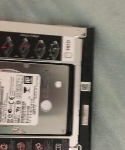 ZXUY Hard Drive SATA 2nd HDD Caddy Tray for Unibody 9.5mm Laptop CD/DVD-ROM Drive Slot (Replacement Only for SSD and HDD) 62 713boIdGlOL