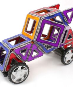 Magformers XL Cruisers Set (32-pieces) Magnetic Building Blocks, Educational Magnetic Tiles Kit , Magnetic Construction STEM Toy Set includes wheels Building Set 14 713cNyy5N8L