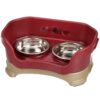 Neater Pet Brands Feeder Deluxe for Cats - Cranberry (200) Cat 17 713caFS5m9L