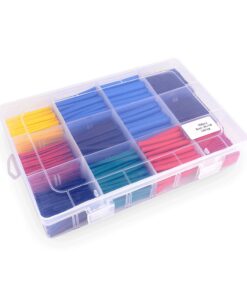 Nilight Heat Shrink 2:1 Electric Insulation Tube Kit 45mm Flame Retardant Wrap Cable Sleeve 270pcs 5 Colors 12 Sizes with Storage Box,2 Years Warranty 270Pcs 3:1 Heat Shrink Tubing 30 713d6Q80wxL