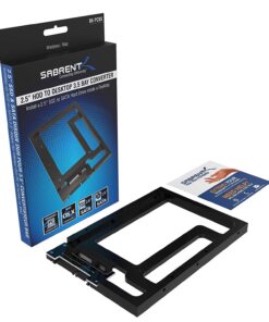 SABRENT 2.5” SSD & SATA Hard Drive to Desktop 3.5” SATA Bay Converter Mounting Kit (BK-PCBS) 2.5" to 3.5" (X2) SERVER 37 713d6ShN2jL 1
