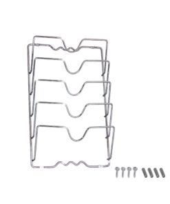 DecoBros Wall Door Mounted Pot Lid Rack, Chrome Finish 22 713d7P3bzaL