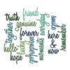 Sizzix, Multi Color, One Size Thinlits Die Set 660225, Friendship Words Script by Tim Holtz, 16 Pack 38 713dGSEjXL