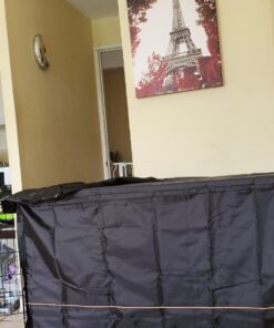 MidWest Homes for Pets Dog Crate Cover, Privacy Dog Crate Cover Fits MidWest Dog Crates, Machine Wash & Dry, Black, 48-Inch 41 713dRyDYP4L