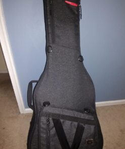 Gator Cases Transit Series Acoustic Guitar Gig Bag; Charcoal Black Exterior (GT-ACOUSTIC-BLK) 34 713dyU8ceXL