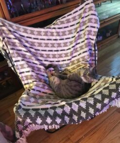 DII California Casual, Colby Southwest Woven Throw, Dark Brown & Stone, 50x60 50x60" 29 713e7OMLD6L