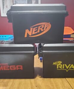 MTM AC50C-40 Ammo Can, 50-Caliber, Heavy-Duty Dual Latching System, Rugged Polypropylene Plastic, O-Ring Seal System, Water Resistant, Bulk Ammo Storage, USA Made, Black 50-Caliber Ammo Can 43 713eJiMd9uL