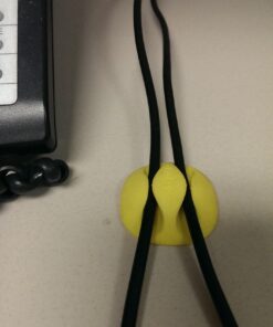 iGotTech Cable Clips and Cord Management System 6 Pack of Dual Slotted Adhesive Desktop Cable Organizers | Phone & Computer Wire Holder (Multicolor) Multicolored 38 713eKJMWXL