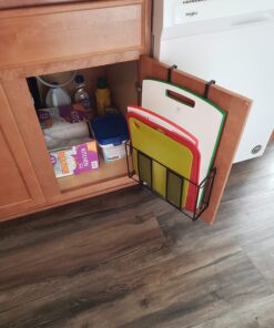 SimpleHouseware Over Cabinet Door Organizer, Mesh Bronze Brown 42 713enJWCAL