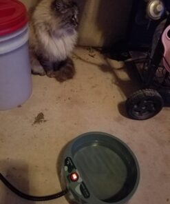 Petfactors Heated Pet Bowl, Outdoor Pet Thermal Water Bowl, Dog Cat Heated Water Bowl with 69 Inch Chew Resistant Cord and Waterproof ON/Off Switch Camouflage 36 713eyK720ML