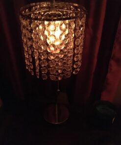 SH Lighting Crystal Inspired Table Desk Lamp - Features Convenient Pull Chain - 19" Tall Great for Bedrooms, Living Rooms, or Offieces - Chrome Silver 27 713fYH7lc1L