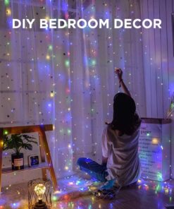 buways Fairy Lights,2-Pack Battery Operated Waterproof Multicolor 50 LED Fairy String Lights,16.4ft Silver Wire Light with Remote Control for Christmas Parties,Garden and Home Decoration 50LED-2PACK 27 713g2HacwuL