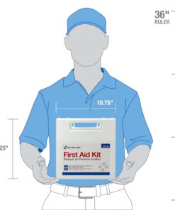 First Aid Only 225-AN 50-Person OSHA-Compliant Emergency First Aid Kit for Office, Home, and Worksites, 195 Pieces 12 713glJh8FqL