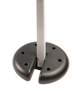 Quik Shade Set of 4 Heavy Duty Weight Plates for Securing Instant and Pop-Up Canopies and Tents,Black 16 x 8 x 8.5" 9 713iFILoipL