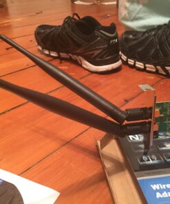 Rosewill Wireless N300 PCI-E WiFi Adapter, 300 Mbps (2.4 GHz) PCI Express Network Card for PC PCIE N300 16 713k6IwuxcL