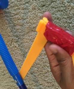 Stomp Rocket Jr Glow Rocket Launcher for Kids, 4 Rockets - Glow in The Dark Fun Backyard & Outdoor Kids Toys Gifts for Boys & Girls -Toy Soft Foam Blaster Set - Multi-Player Adjustable Launcher Stand Jr Glow 4 Rocket Pack 40 713kjgBFYdL