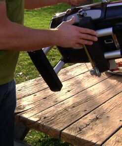 Cuisinart CGG-180T Petit Gourmet Portable Tabletop Propane Gas Grill, Red 17.6 x 18.6 x 11.8-Inch Petit Gourmet Tabletop Gas Grill, Red 37 713lKLcjn0L