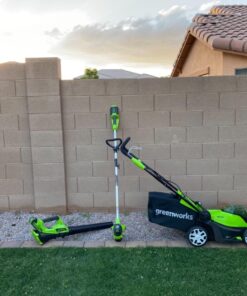 Greenworks 40V Cordless String Trimmer and Leaf Blower Combo Kit, 2.0Ah Battery and Charger Included 12" Trimmer + Blower (2.0Ah) 43 713lKVLZ9RL