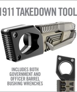 Real Avid Pistol Tool for Gun Maintenance | 19 in 1 Pistol Multitool & Handgun Utility Tool for Striker Fired & 1911 Platforms, Includes 1911 Bushing Wrench, Tanto Knife & Laser Sights Adjusters 36 713lcrqImaL 2