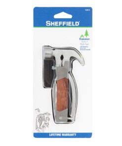 Sheffield 12913 Premium 14-in-1 Hammer Multi Tool, Multipurpose Tool for the Home, Camping Equipment, and Work, Hammer, Pliers, Survival Knife, & More 19 713lwBNpPL
