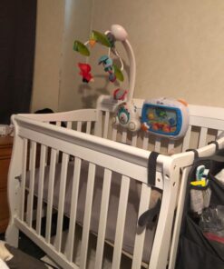 Dream On Me Aden 4-in-1 Convertible Mini Crib In White, Greenguard Gold Certified, Non-Toxic Finish, New Zealand Pinewood, With 3 Mattress Height Settings 26 713m0IAfzmL