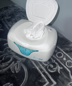 hiccapop Baby Wipe Warmer and Baby Wet Wipes Dispenser | Baby Wipes Warmer for Babies | Diaper Wipe Warmer with Changing Light | Newborn Essentials White 1 Count (Pack of 1) 47 713mLgTHzeL