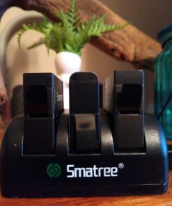 Smatree Battery (3 Pack) and 3-Channel Charger Compatible for Gopro Hero 4 (NOT for Hero 5) 37 713nVlAeXXL