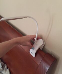 Clip Desk Lamp Table LED Bulb Lamps Set USB Outlet White Modern Shade Gooseneck Dimmable Light Clamp Base Touch Sensor Switch Charging Battery Office Room Bedroom Dorm Kids Small Girls Study Reading 41 713p95bSCPL