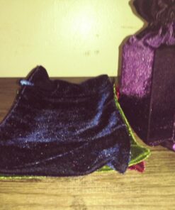 Paper Mart Tarot Rune Bag Bundle of 4: Moss Green, Navy Blue, Purple, Wine 6" x 9" 47 713pYXqed1L