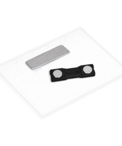 Amazon Basics Horizontal Magnetic Badge Holder - Pack of 20, Clear 20 Pack 14 713pen9DeIS