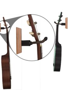 Ukulele Hanger Wooden Wall Mount Made in the USA or Mandolin Hanger - Cherry Hardwood - by String Swing CC01UK-C Single Unit 21 713pj n8TxL