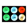Night Eagle CV LED Golf Balls - Light Activated - No Timer - 6 Pack 2xGreen,2xBlue,Red,White 23 713pl0o VL