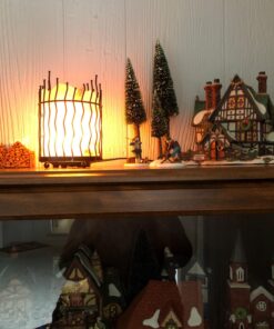 Himalayan Glow 1332 Piller Salt Basket Lamp, Single Pack, Amber Glow Pillar Design Basket Lamp - single pack 45 713pz C7wL