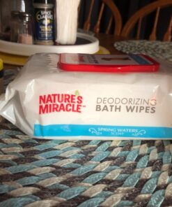Nature's Miracle Deodorizing Bath Wipes for Dogs 39 713qyOWe0L
