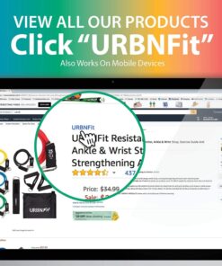 Resistance Bands Set (12 Piece) Includes Door Anchor, Ankle, Wrist Strap, Exercise Guide and Carrying Bag For Strengthening and Training (Pro Series) 24 713r3KTvRNL