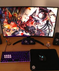 Acer Gaming Monitor 27” Curved ED273 Abidpx 1920 x 1080 144Hz Refresh Rate G-SYNC Compatible (Display Port, HDMI & DVI Ports) Black 27-inch 36 713rZ1OQjOL