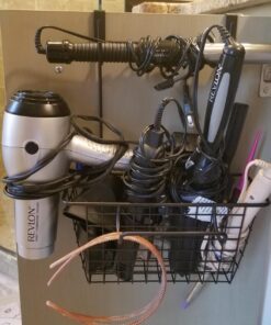 Spectrum Diversified Basket Grid Wide Hair Styling Station, Over the Cabinet Door, Bronze, Medium 25 713rtCXo5VL