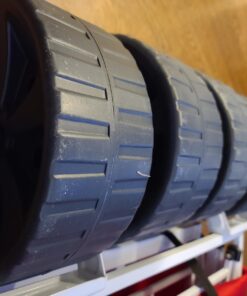 Mac Sports Heavy Duty Collapsible Folding All Terrain Utility Wagon Beach Cart - Red/White 24 713rwaBDbWL