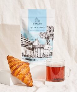 English Breakfast Loose Leaf Black Tea (200+ Servings) - Fresh Harvest - Strong Full Bodied Whole Leaf Assam Black Tea - Farm2Cup from 5th Generation Tea Farm - Bulk Pack - 1 Pound Sealable Pouch 1 Pound (Pack of 1) 15 713s2vLSmcL