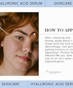 Hyaluronic Acid Serum for Skin 100% Pure Anti Aging Serum Intense Hydration Moisture Non greasy Paraben free, Wrinkle Reducing and Brightening Serum (Pro Formula) 2oz 2 Fl Oz (Pack of 1) 32 713tBIK7NcL