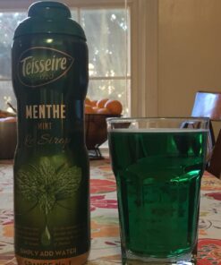 Mint Teisseire Concentrated Mint Syrup for drinks, sodas, and flavoring teas, 600 ml / 20 fl oz., Mint 20.29 Fl Oz (Pack of 1) 17 713tEX9 NoL