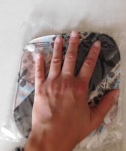 7pcs Set 1pc Mini Wet Bag +6pcs 8 Inch Charcoal Bamboo Mama Cloth/Menstrual Pads/Reusable Sanitary Pads/Panty Liners 20 713u 9O31EL