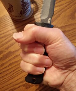 SOG Fixed Blade Knives with Sheath - SEAL Pup Tactical Knife, Survival Knife and Hunting Knife w/ 4.75 Inch Blade and Knife Sheath SEAL Pup - Nylon Sheath 72 713u2d6OO7L