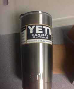 YETI Rambler Vacuum Insulated Tumbler with Lid Stainless Steel 20 Oz. 36 713vPAP s6L