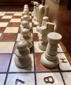 Chess Royal 30 European Wooden Handmade International Set, 11.81 x 1.97-Inch 17 713vuVppJRL