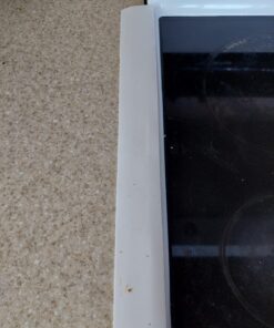 Silicone Stove Counter Gap Cover by Kindga, 21" Easy Clean Gap Filler Sealing Spills Between Kitchen Counter, Appliances,Stovetop, Oven, Washing Machine, Washer, Dryer Set of 2 (White) 21" White 22 713wtcBeQL