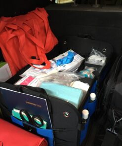 Trunk Crate Pro Collapsible Portable Multi Compartments Heavy Duty Non-Slip Cargo Trunk Organizer Storage, Blue Large 41 713xz7Dkq4L 1