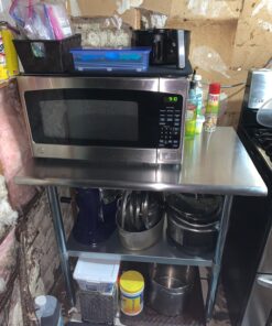 GRIDMANN Stainless Steel Work Table 36 x 24 Inches, NSF Commercial Kitchen Prep Table with Under Shelf for Restaurant and Home 36 in Long x 24 in Deep 49 713yTVtPhHL