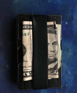 ROCO MINIMALIST Aluminum Slim Wallet RFID BLOCKING Money Clip - No.2 Black 45 713ybo699wL